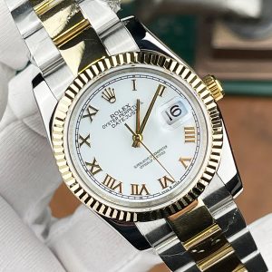 Rolex Datejust  Tırtıklı Bezel Two Tone Oyster Kordon